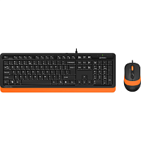 Комплект (клавиатура + мышь) A4Tech Fstyler F1010 Black/Orange (1147551)