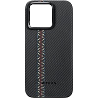 Чехол Pitaka MagEZ Case 4 600D Twill для Apple iPhone 15 Pro Rhapsody (FR1501P)