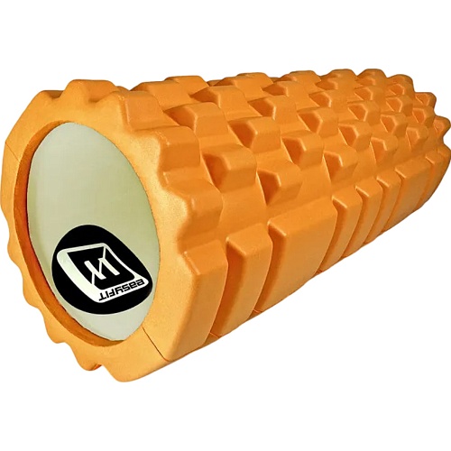 Массажный ролик EasyFit Grid Roller 33cm v.1.1 Orange (EF-2020-OR)