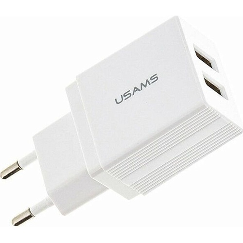 Сетевое зарядное устройство Usams T24 10W White (CC90TC01)