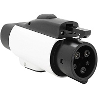 Адаптер-переходник для зарядки электромобиля Voltronic Type2 - Type1 7kW 32A Black/Grey (AC-OZM2-T1-T2)
