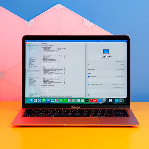 Ноутбук Apple MacBook Air 13" 8/256GB Gold Late 2020 (MGND3) Б/У