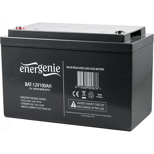 Аккумулятор EnerGenie AGM 12V (12V/100Ah/1200Wh) (BAT-12V100AH)