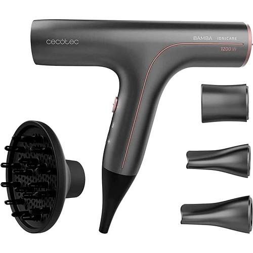 Фен Cecotec Bamba IoniCare 6000 RockStar Soft Pro Black (CCTC-04297) - придбати в Дніпрі, Україні: ціна, характеристики | інтернет-магазин TOUCH