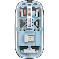 Мышь WiWU WM105 Crystal Wireless Blue