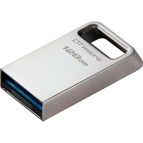 USB флеш-накопитель Kingston DataTraveler Micro 128GB USB-A 3.2 Gen 1 Metal (DTMC3G2/128GB)