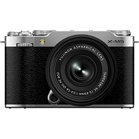 Бездзеркальний фотоапарат Fujifilm X-M5 Kit XC 15-45mm f3.5/5.6 OIS PZ Silver (16900771) - придбати в Дніпрі, Україні: ціна, характеристики | інтернет-магазин TOUCH