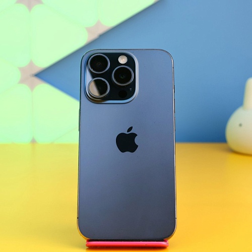 Смартфон Apple iPhone 15 Pro 128GB Blue Titanium (MTV03) Б/У - придбати в Дніпрі, Україні: ціна, характеристики | інтернет-магазин TOUCH