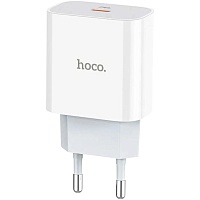 Сетевое зарядное устройство Hoco C76A Plus Speed Source PD20W White