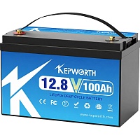 Аккумулятор Kepworth LiFePO4 12V (12V/100Ah/1200Wh) (KW-12-100-short)