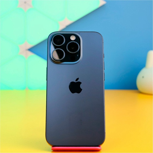 Смартфон Apple iPhone 15 Pro 256GB Blue Titanium (MTV63) Б/У