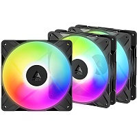 Комплект корпусных вентиляторов Arctic P14 Pro Reverse A-RGB 3-Pack Black (ACFAN00327A)