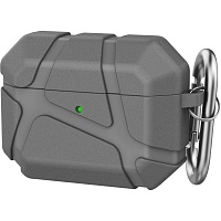 Чехол AhaStyle ArmorEdge Case для Airpods Pro 3 Grey (CP-PT-JY25-GY)