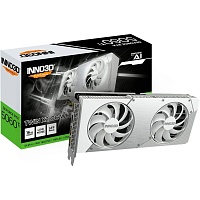 Відеокарта Inno3D GeForce RTX 5060 Ti Twin X2 OC 16GB White (N506T2-16D7X-191073W) EU - придбати в Дніпрі, Україні: ціна, характеристики | інтернет-магазин TOUCH