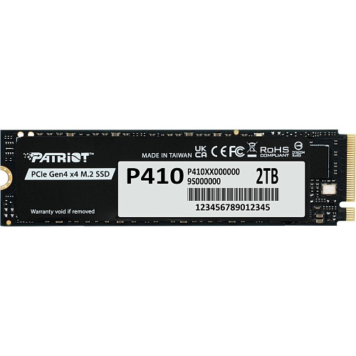 SSD накопичувач Patriot P410 2TB M.2 NVMe (P410P2TBM28H) - придбати в Дніпрі, Україні: ціна, характеристики | інтернет-магазин TOUCH