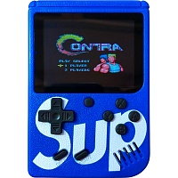 Ретро игровая приставка SUP Game Box Dendy 400 in 1 AV Blue