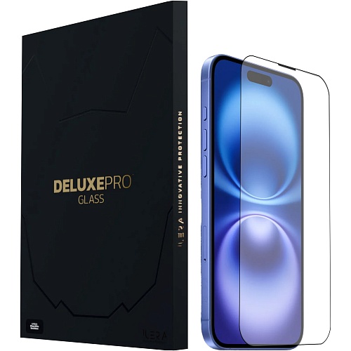 Захисне скло iLera DeLuxe Frosted Glass для Apple iPhone 16 (iLFrDL16) - придбати в Дніпрі, Україні: ціна, характеристики | інтернет-магазин TOUCH