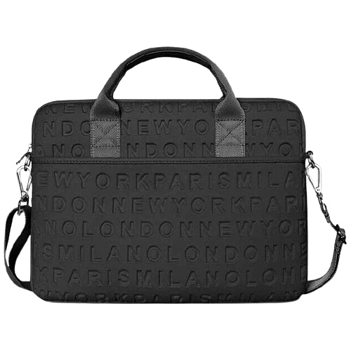 Сумка для ноутбука WiWU Cosmo Slim Case for MacBook 13,3'' / 14'' Black (6973218930954)