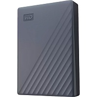 Внешний жесткий диск WD My Passport 5TB Gray USB-C (WDBRMD0050BGY-WESN)