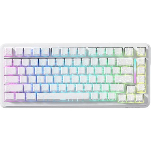 Клавиатура Attack Shark X82 Pro RGB HE Magnetic Switch Wireless White Contour Line (AS-6972792470702-WCL)