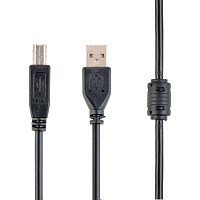 Кабель Cablexpert USB 2.0 AM/BM 4.5m Black (CCF-USB2-AMBM-15) - придбати в Дніпрі, Україні: ціна, характеристики | інтернет-магазин TOUCH