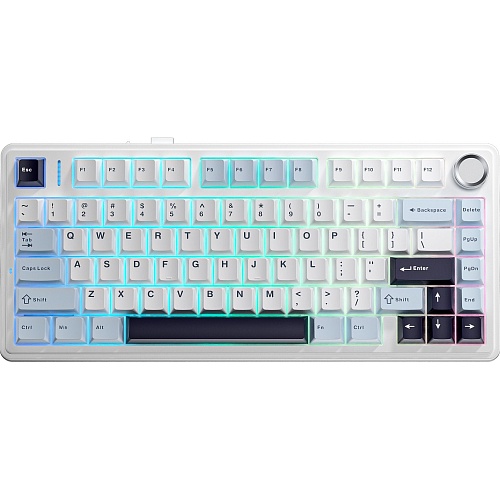 Клавиатура Aula F75 Leobog Reaper Hot-Swap UA White (6948391209241)