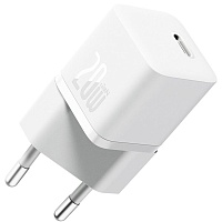 Сетевое зарядное устройство Baseus GaN5 Fast Charger Mini 1C 20W White (CCGN050102)