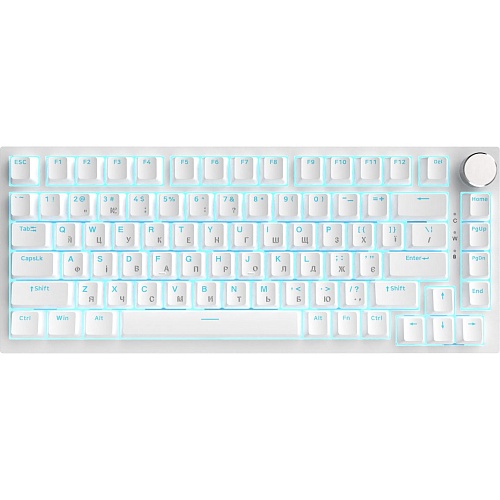 Клавиатура Ajazz AK820 Red Switch White (AK820-R-W)