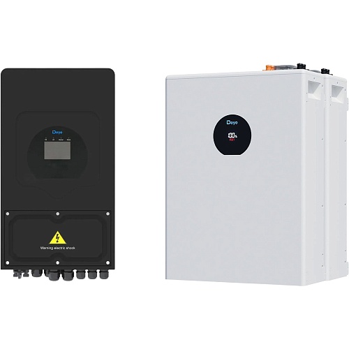 Система зберігання енергії Deye SUN-6K-SG03 Black 6kW + 2 АКБ SE-F5 Pro-С 10.2kWh (51.2V/100Ah/5120Wh) - придбати в Дніпрі, Україні: ціна, характеристики | інтернет-магазин TOUCH