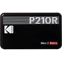 Портативный фотопринтер Kodak P210R Mini 2 Retro Black