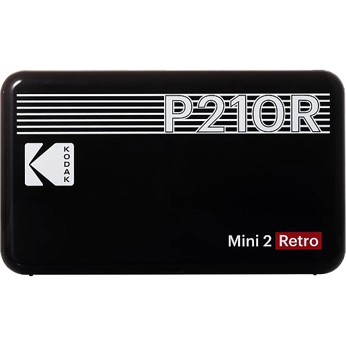 Портативный фотопринтер Kodak P210R Mini 2 Retro Black