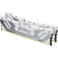 Модуль памяти DDR5 CUDIMM Kingston FURY Renegade 2x24GB 8800MHz White/Silver (KF588CU42RWK2-48)