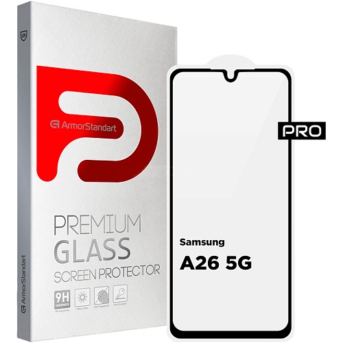 Защитное стекло ArmorStandart Pro Full Glass для Samsung A26 5G Black (ARM82212)