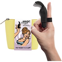 Вібратор на палець Feelztoys Magic Finger Vibrator Black (SO4436) - придбати в Дніпрі, Україні: ціна, характеристики | інтернет-магазин TOUCH