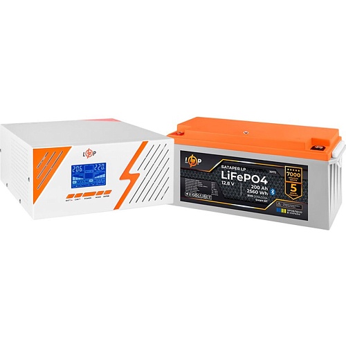 Джерело безперебійного живлення (ДБЖ) LogicPower LPM-PSW-1500VA + АКБ LiFePO4 2560Wh Smart BT (36817) - придбати в Дніпрі, Україні: ціна, характеристики | інтернет-магазин TOUCH
