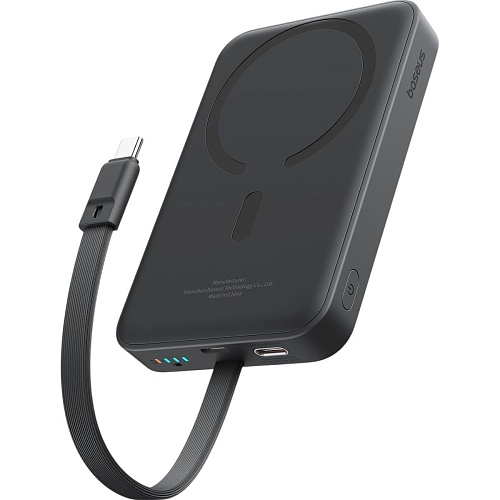 Внешний аккумулятор Baseus Magnetic EnerFill FM11 10000mAh 30W Black (E0028904)