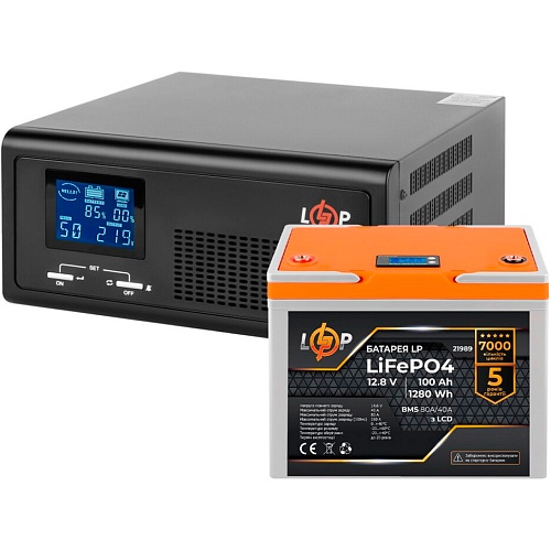 Джерело безперебійного живлення (ДБЖ) LogicPower UPS B430 + АКБ LiFePO4 1280Wh (22633) - придбати в Дніпрі, Україні: ціна, характеристики | інтернет-магазин TOUCH