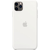 Чехол Silicone Case для Apple iPhone 11 Pro Max (White) ААА