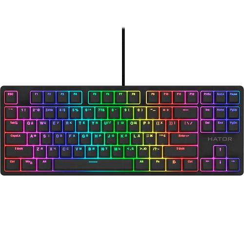 Клавиатура Hator Rockfall 2 TKL Optica Black USB Black (HTK-730)