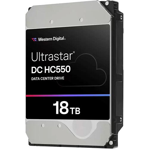 Жесткий диск 3.5" WD Ultrastar HC550 18TB SATA 512MB (WUH721818ALE6L4/0F38459)