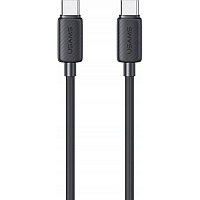 Кабель Usams US-SJ696 USB-C to USB-C 60W 2m Black (SJ696USB01) - придбати в Дніпрі, Україні: ціна, характеристики | інтернет-магазин TOUCH