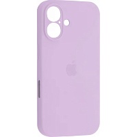 Чехол Silicone Case Camera Protect для Apple iPhone 16 Lilac AA