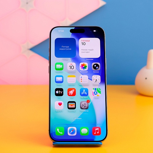 Смартфон Apple iPhone 16 Pro Max 256GB Natural Titanium (MYWY3) Б/У
