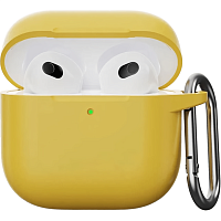 Чехол Silicone Case для Apple AirPods 4 Yellow