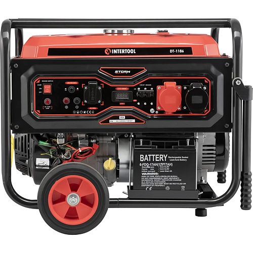 Генератор бензиновий Intertool DT-1186 8/8.5 кВт - придбати в Дніпрі, Україні: ціна, характеристики | інтернет-магазин TOUCH