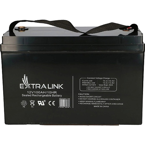 Аккумулятор Extralink AGM 12V (12V/100Ah/1200Wh) (EX.9786)