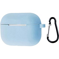 Чехол Silicone Case + Carabine для Apple AirPods Pro 2 Lilac