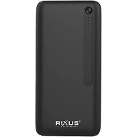 Зовнішній акумулятор Rixus RXPB38B 30000mAh 22.5W Black - придбати в Дніпрі, Україні: ціна, характеристики | інтернет-магазин TOUCH