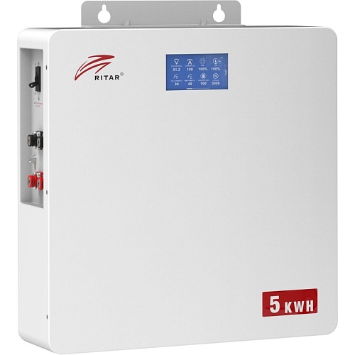 Аккумулятор Ritar LiFePO4 48V (51.2V/100Ah/5120Wh) (GE-W5KWH-51.2V)