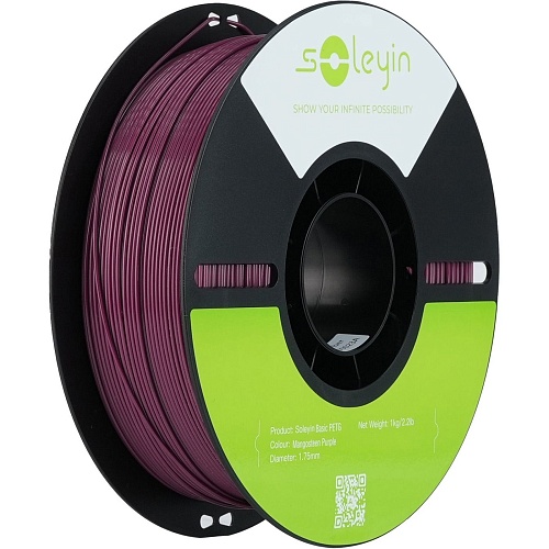 Филамент для 3D-принтеров Creality Soleyin PETG 1kg Purple Mangosteen (3301030161)